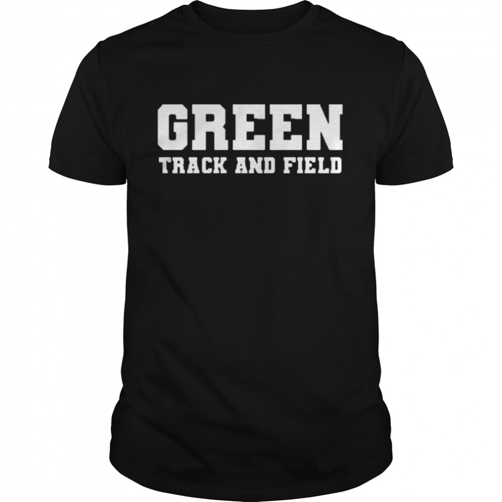 Green Track and Field shirt Classic Men's T-shirt