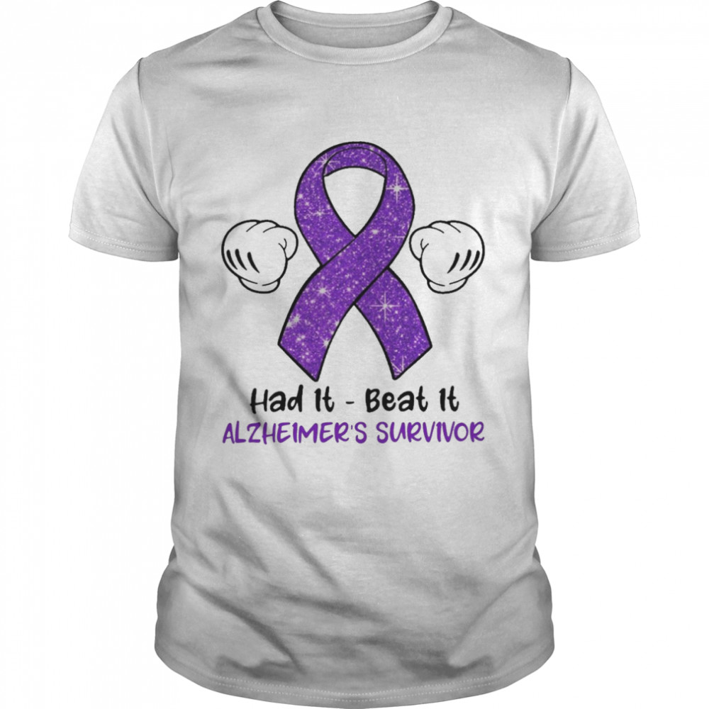 Had It Beat It Alzheimer’s Survivor  Classic Men's T-shirt