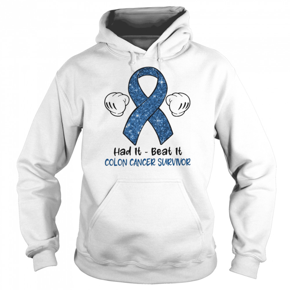 had it beat it colon cancer survivor unisex hoodie