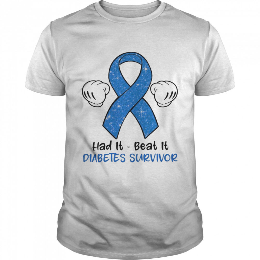 Had It Beat It Diabetes Survivor  Classic Men's T-shirt
