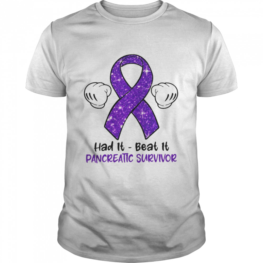 Had It Beat It Pancreatic Survivor  Classic Men's T-shirt