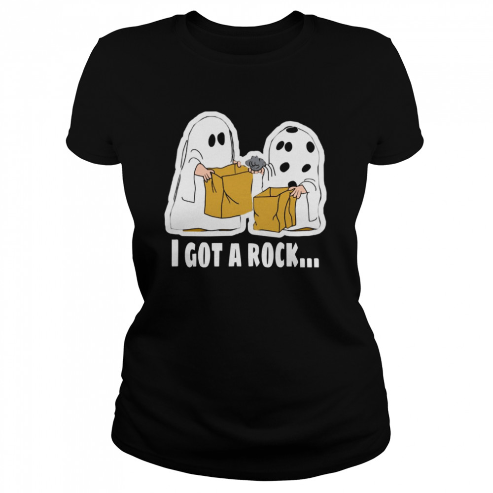 I Got A Rock Wghost Halloween shirt Classic Women's T-shirt