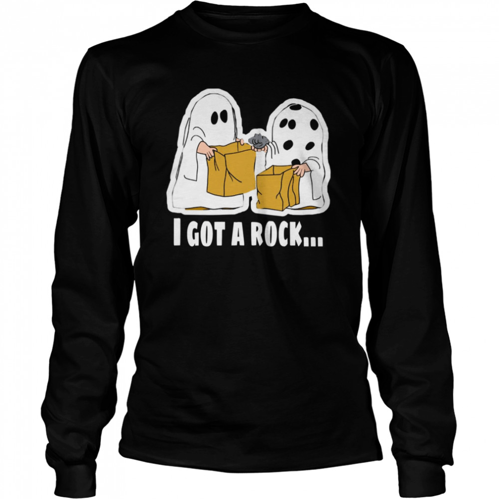 i got a rock wghost halloween shirt long sleeved t shirt