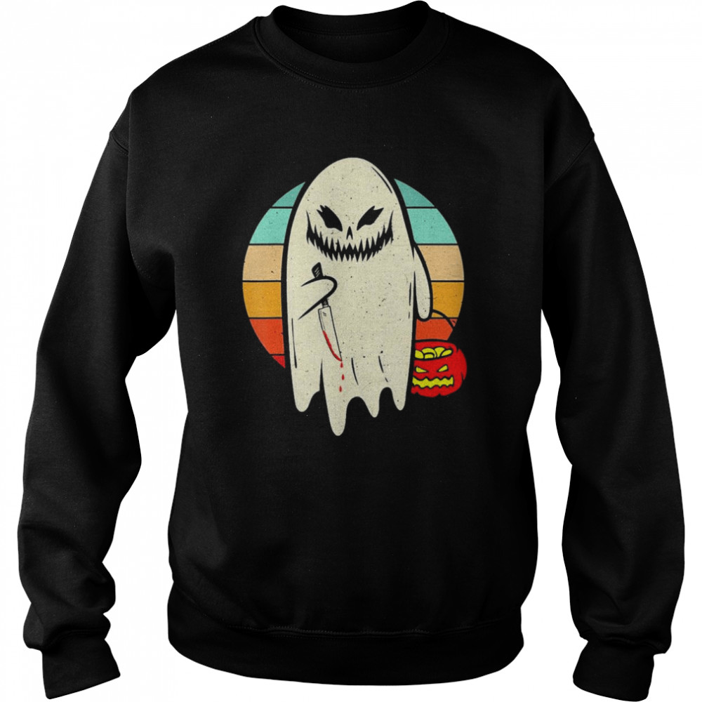 Michael Myers Spooky Ghost Halloween retro vintage shirt Unisex Sweatshirt