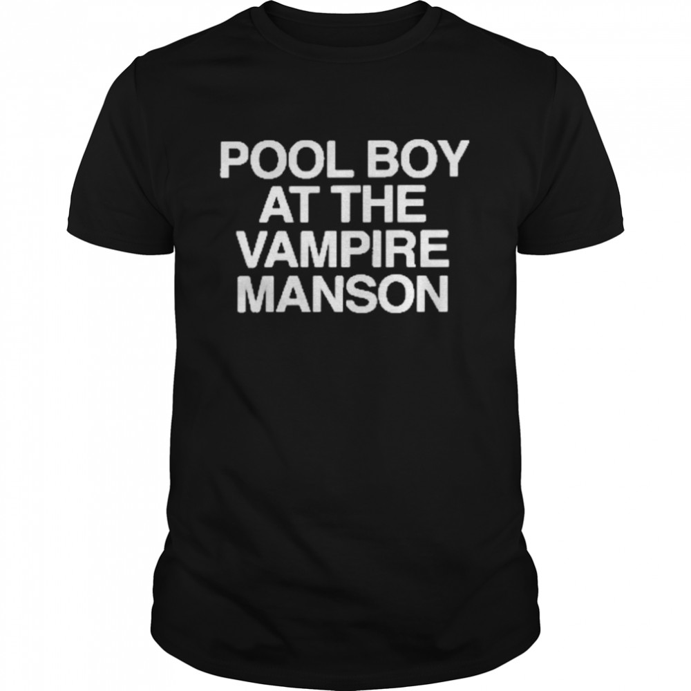 Pool Boy At The Vampire Manson  Classic Men's T-shirt