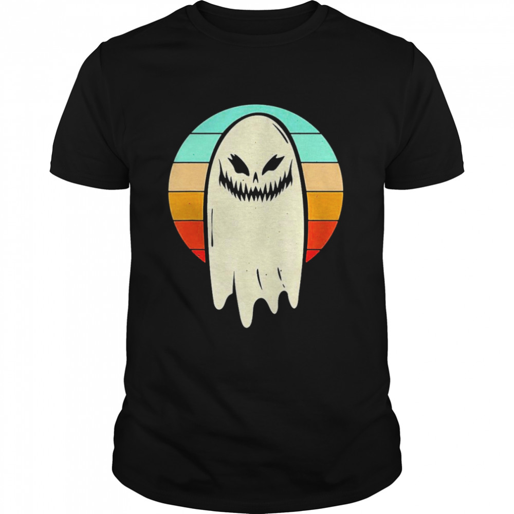 Spooky Ghost Halloween retro vintage shirt Classic Men's T-shirt