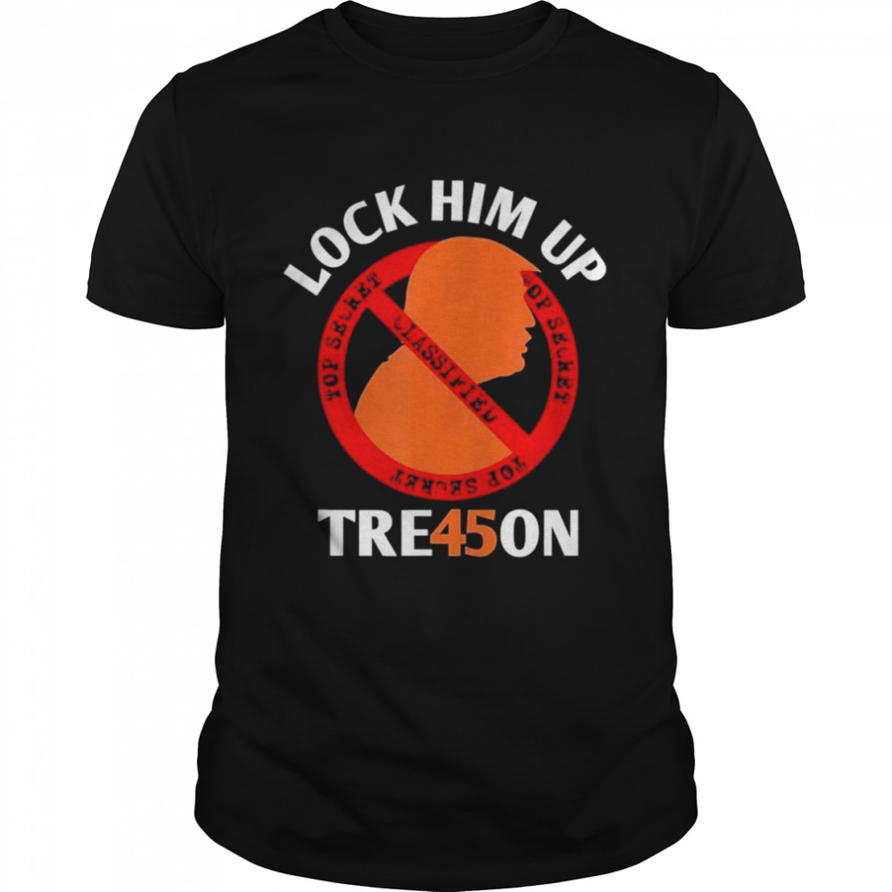 Trump 2024 Lock Him Up Tre45on shirt Classic Men's T-shirt