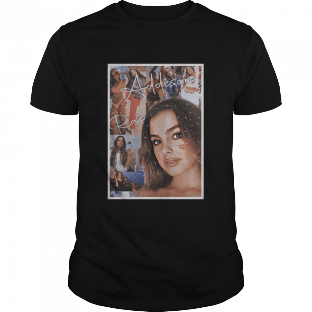 Addison Rae Collage Retro Illustration shirt