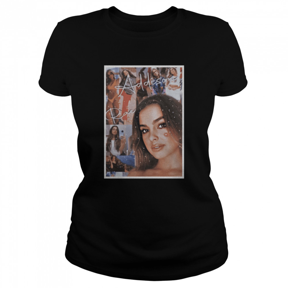 Addison Rae Collage Retro Illustration shirt Classic Women's T-shirt