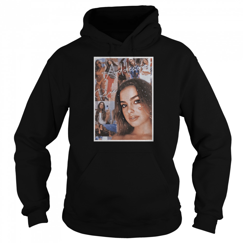 Addison Rae Collage Retro Illustration shirt Unisex Hoodie