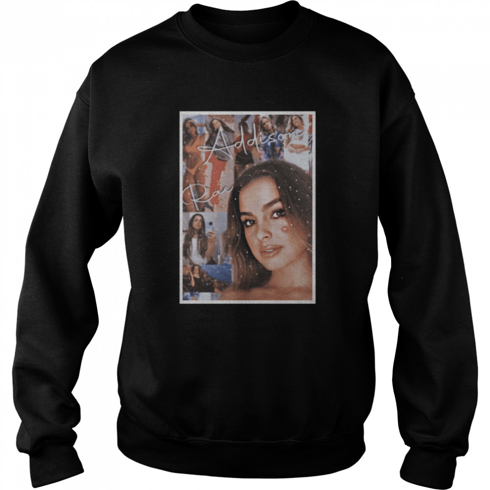 Addison Rae Collage Retro Illustration shirt Unisex Sweatshirt