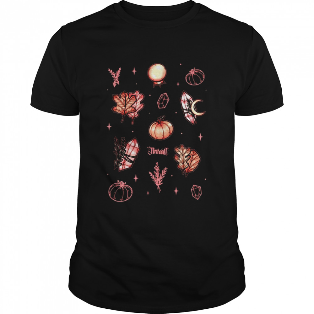 Autumn Magic Dark Halloween Pumpkin shirt