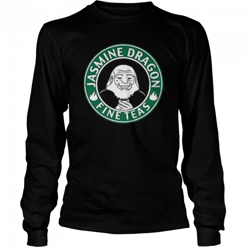 Avatar The Last Of Airbender Jasmine Dragon Fine Teas shirt Long Sleeved T-shirt