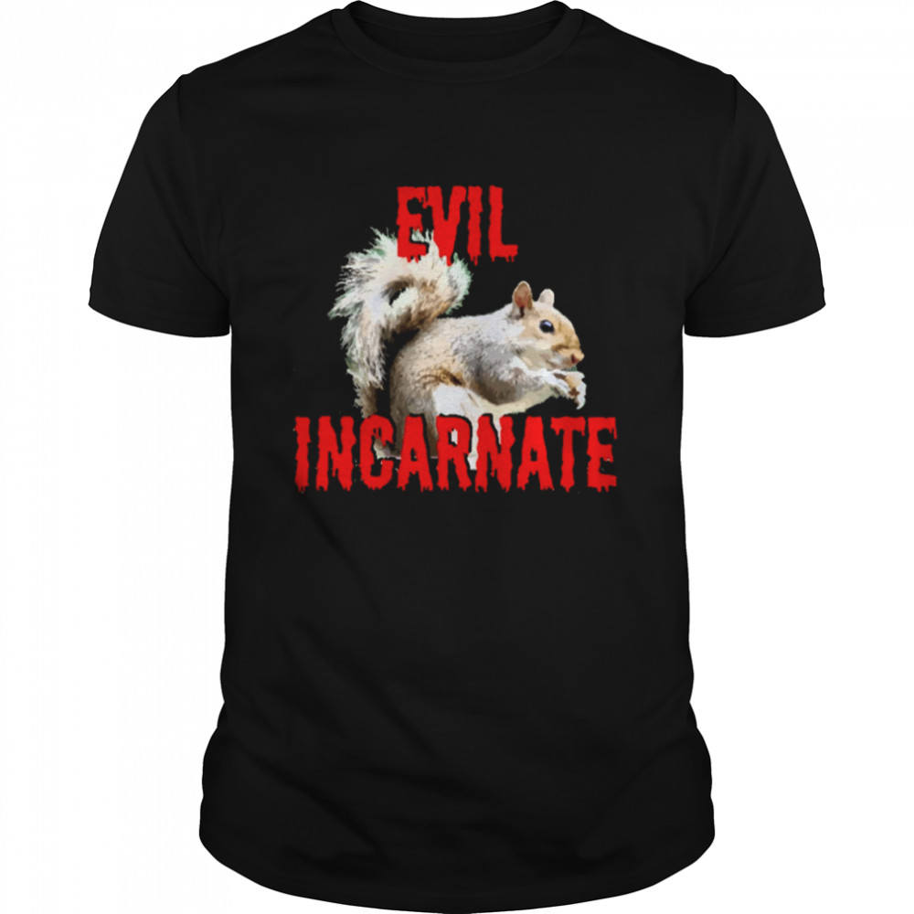 Beware The Killer Squirrels Funny Evil Incarnate Retro Halloween Day Party Big shirt Classic Men's T-shirt