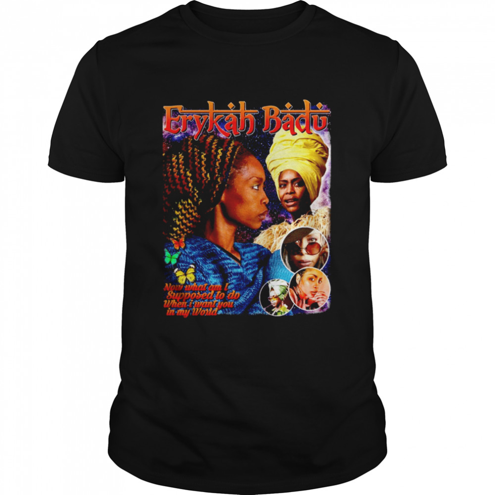 Erykah Badu 90’s Retro Illustration shirt