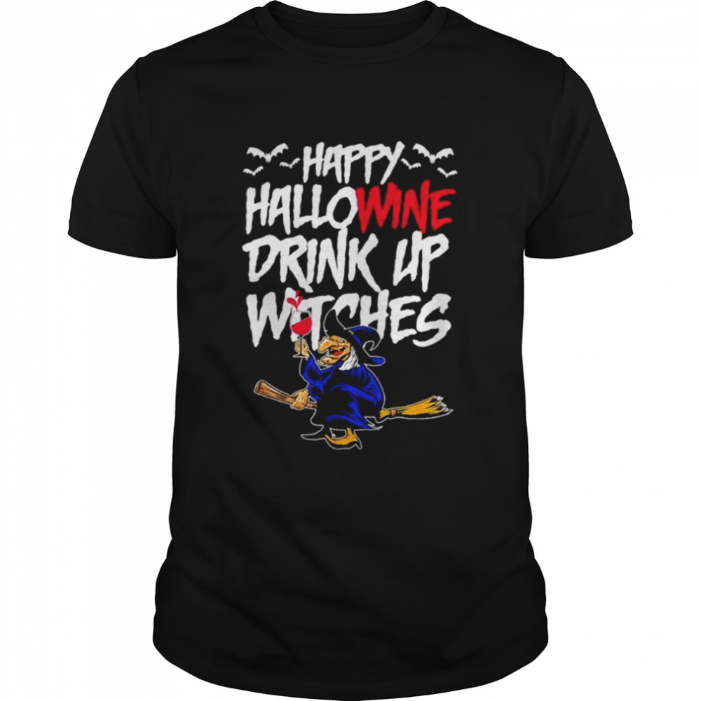 Happy hallowine drink up witches Halloween outfit shirt Classic Men's T-shirt