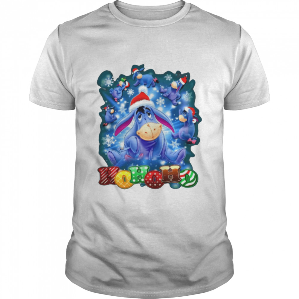 Hohoho Eeyore Winnie The Pooh Christmas shirt