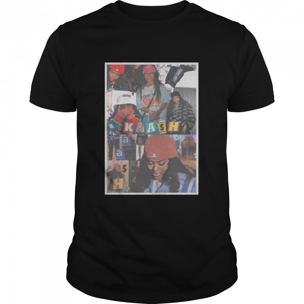 Kaash Paige Collage Retro Illustration shirt