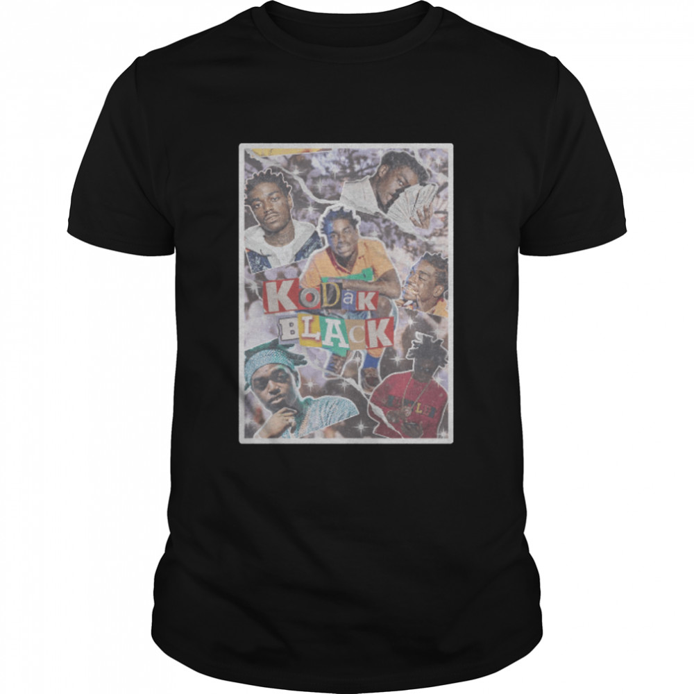 Kodak Black Collage Retro Illustration shirt