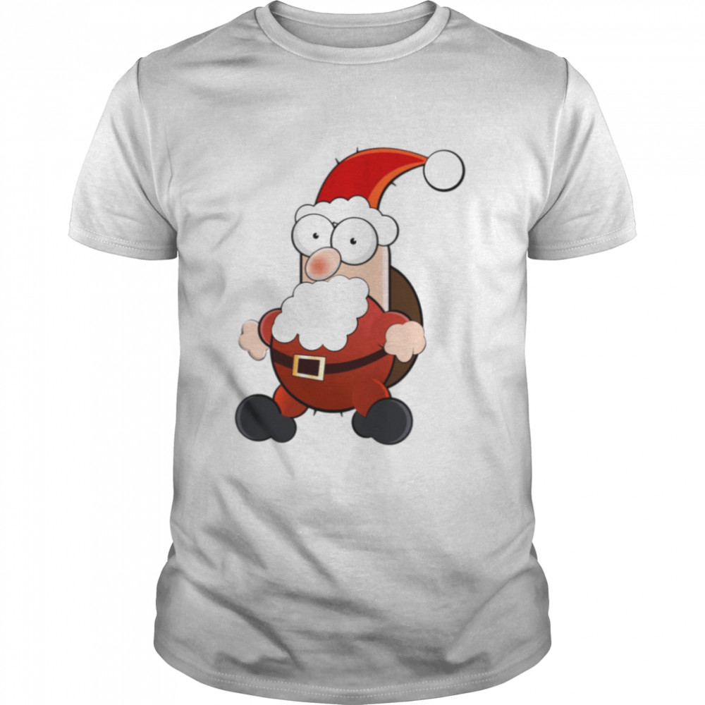 Little Santa Merry Christmas shirt Classic Men's T-shirt