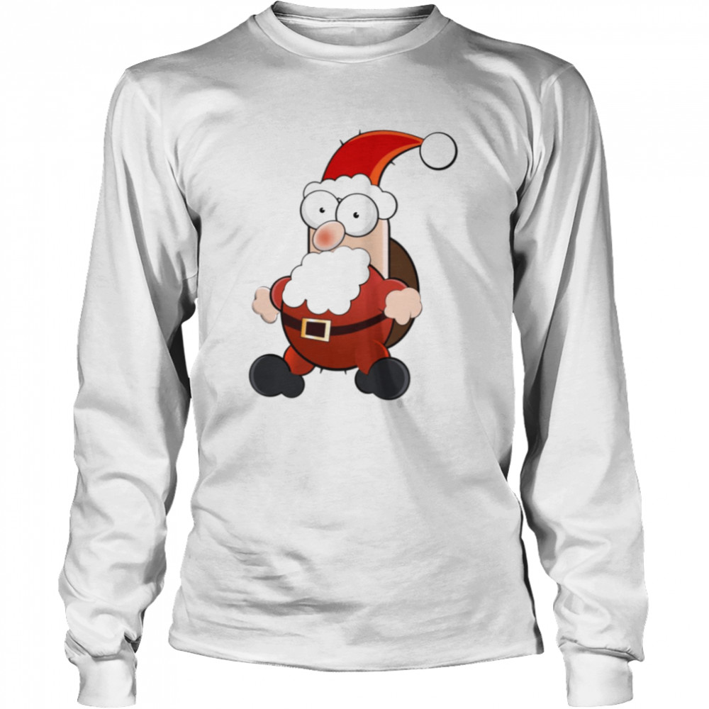 little santa merry christmas shirt long sleeved t shirt