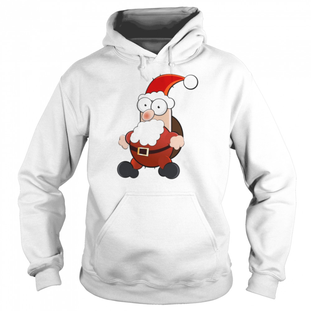 little santa merry christmas shirt unisex hoodie