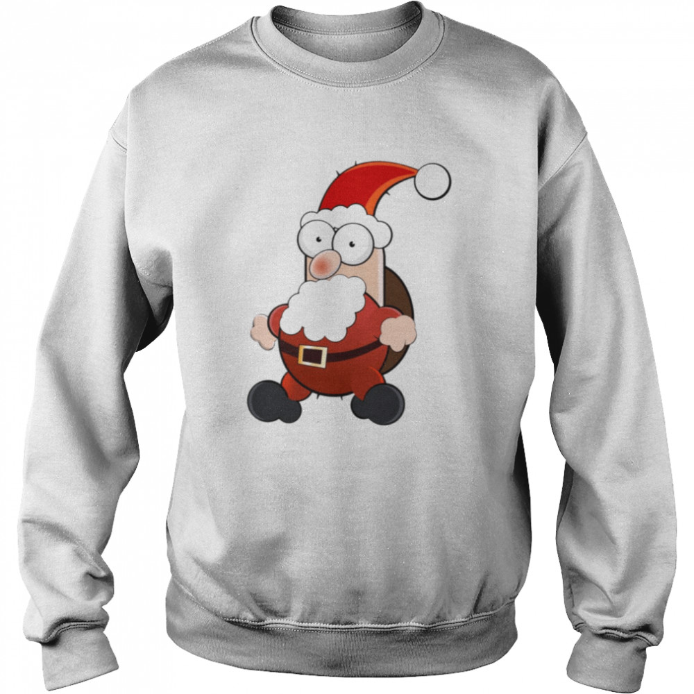 little santa merry christmas shirt unisex sweatshirt