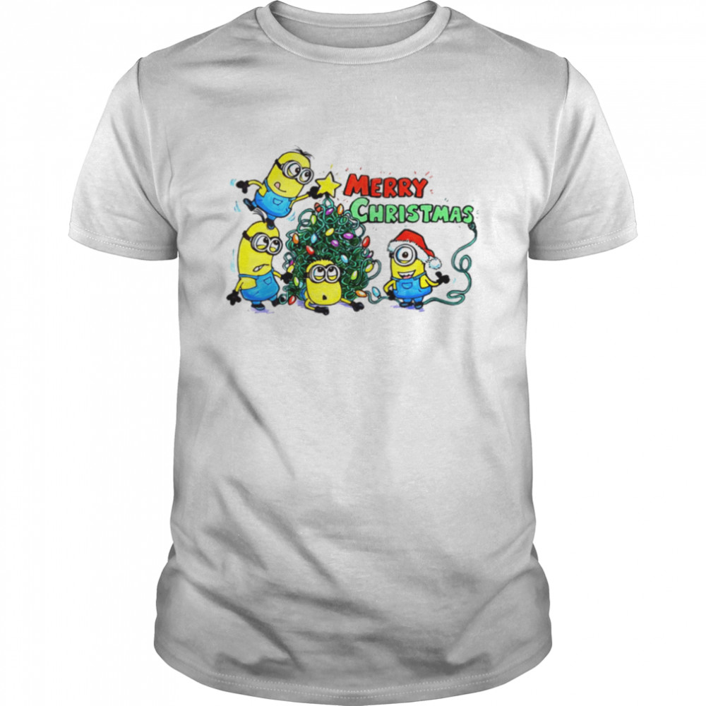 Minionss Bananaa FunnyMerry Christmas shirt