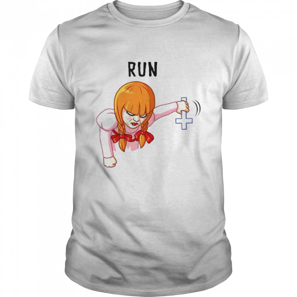 Run Child’s Play Christian Cross Halloween shirt Classic Men's T-shirt