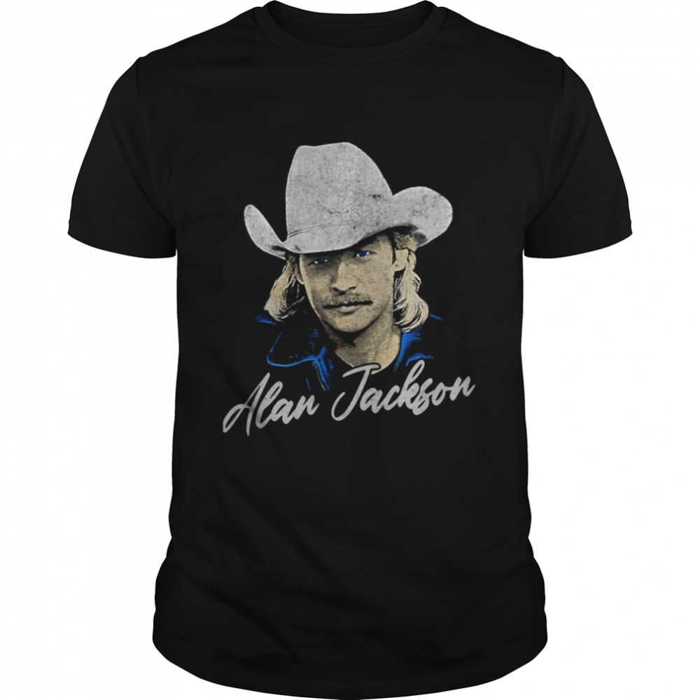 Singer Alan Jackson Vintage shirt