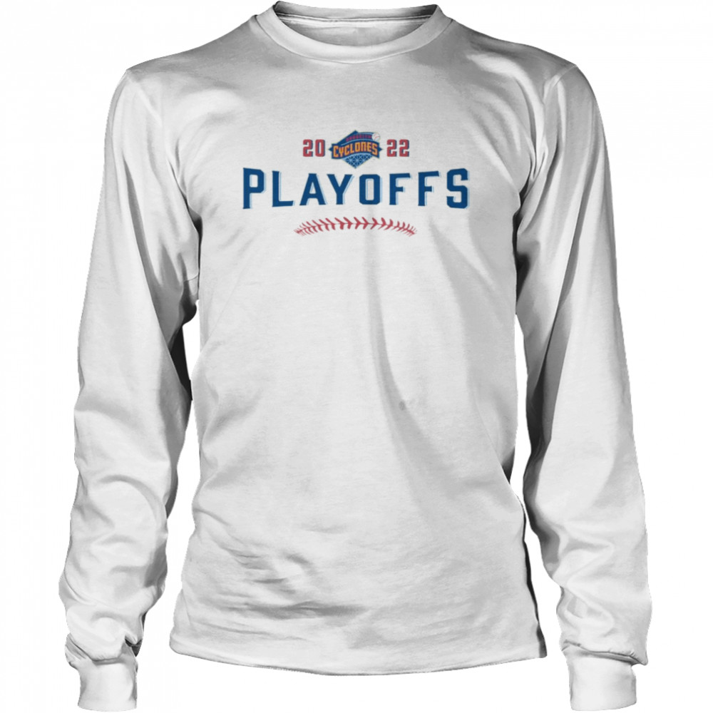 2022 Brooklyn Cyclones Playoff logo shirt Long Sleeved T-shirt
