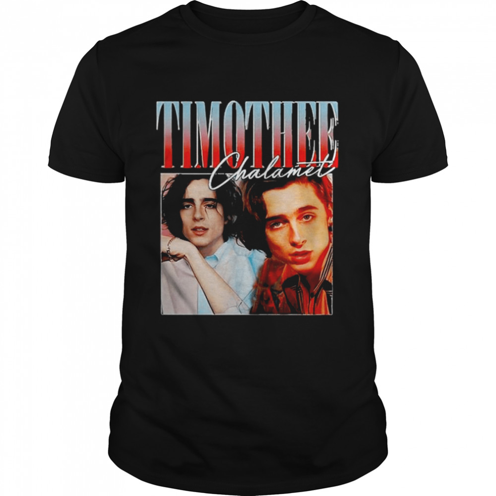 Actor Timothée Chalamet Vintage Bootleg shirt Classic Men's T-shirt