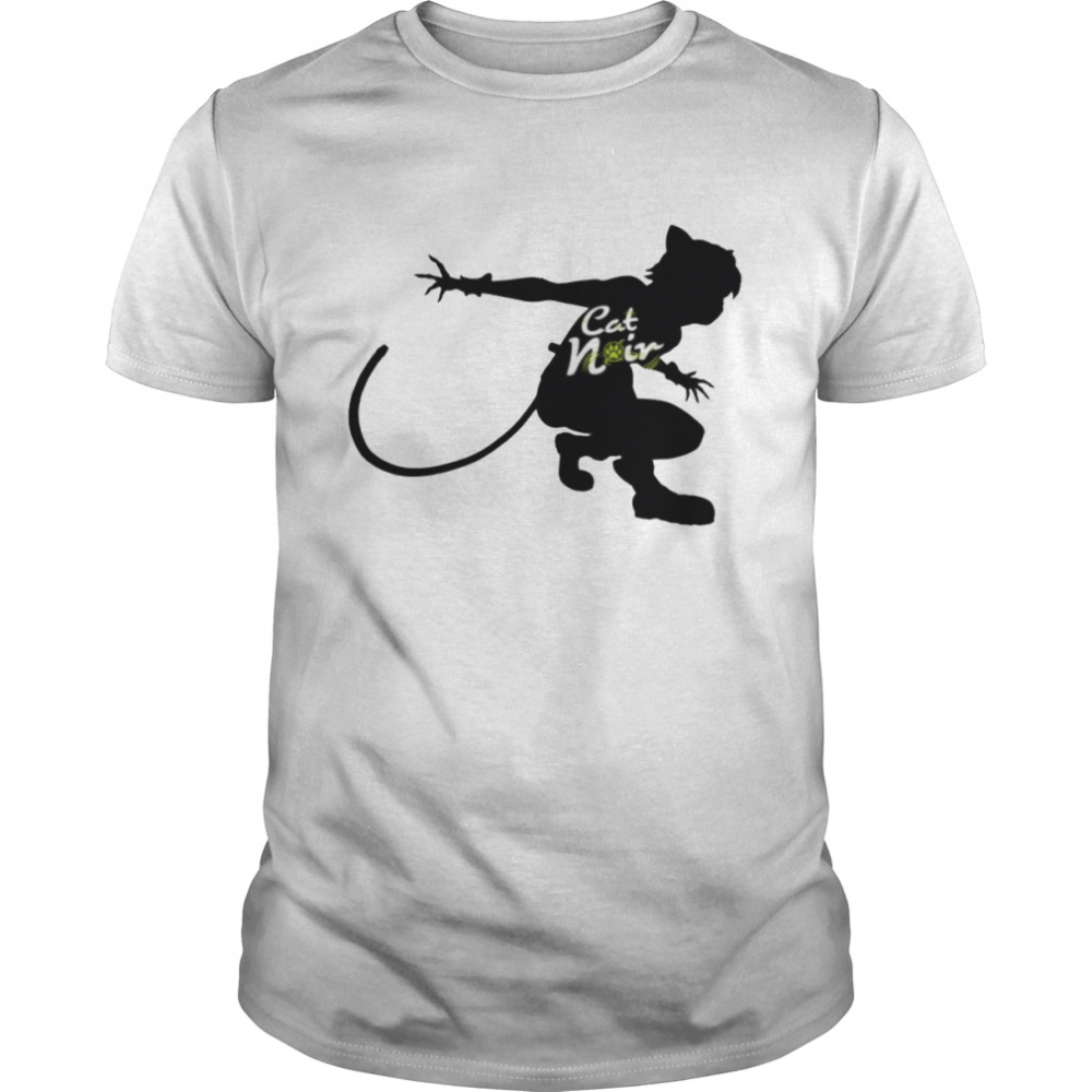 Cat Noir Character Miraculous Ladybug Cat Noir Silhouette shirt Classic Men's T-shirt