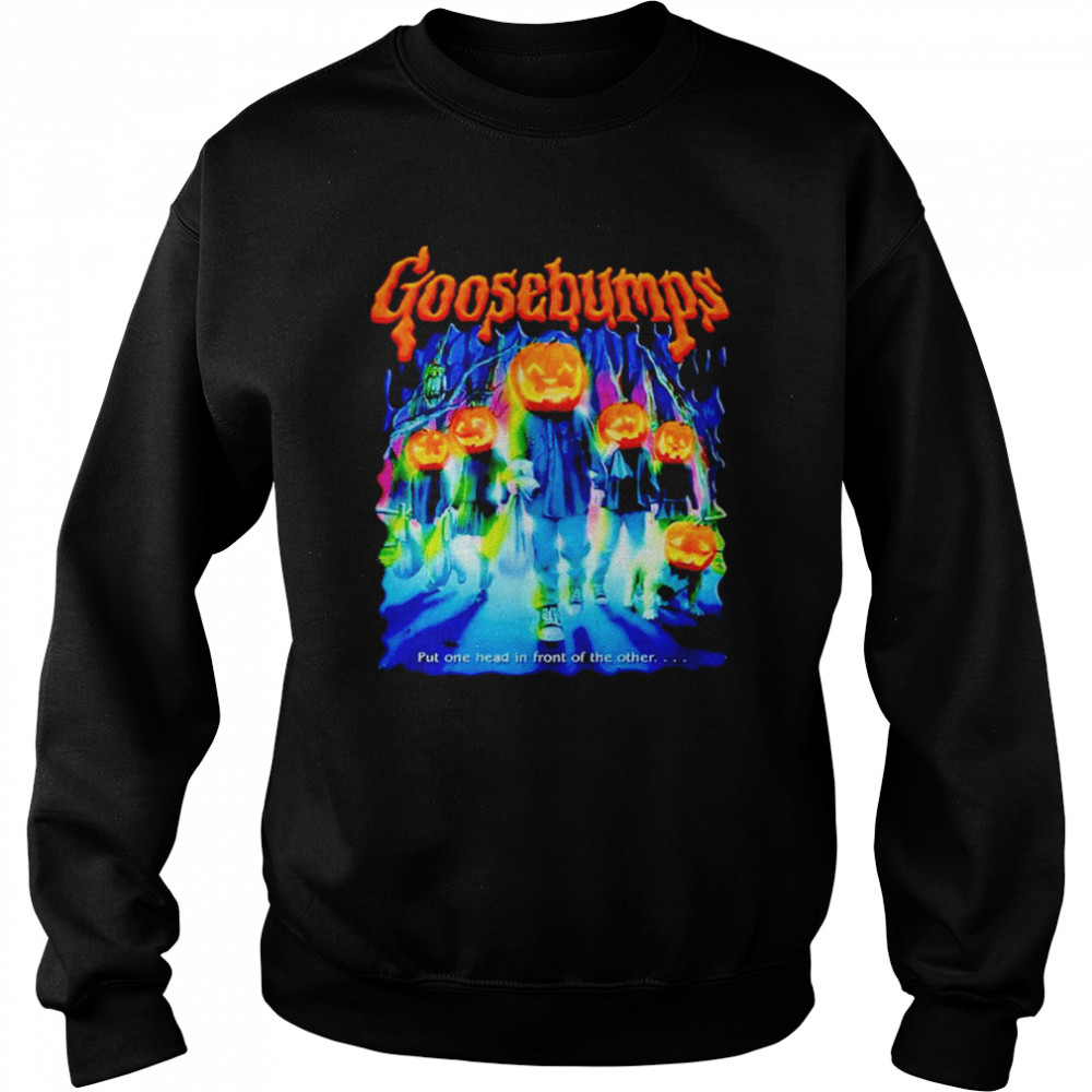 Goosebumps pumpkin ghost horror movie shirt Unisex Sweatshirt