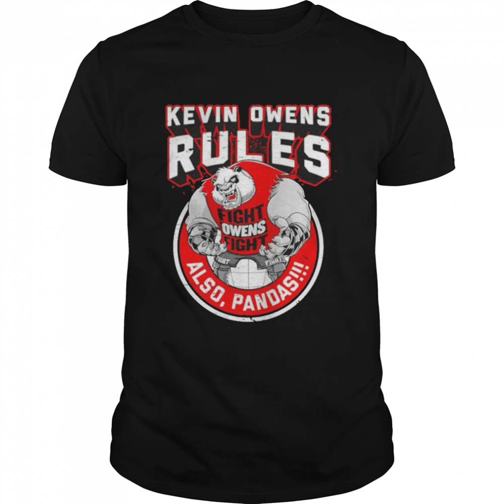 Kevin Owens Rules Also Pandas unisex T-shirt Classic Men's T-shirt