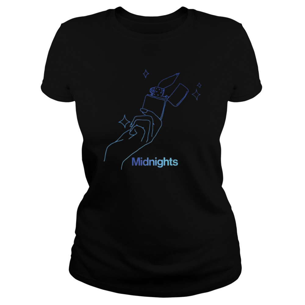 Line Art Midnights Lighter TS Taylor shirt Classic Women's T-shirt