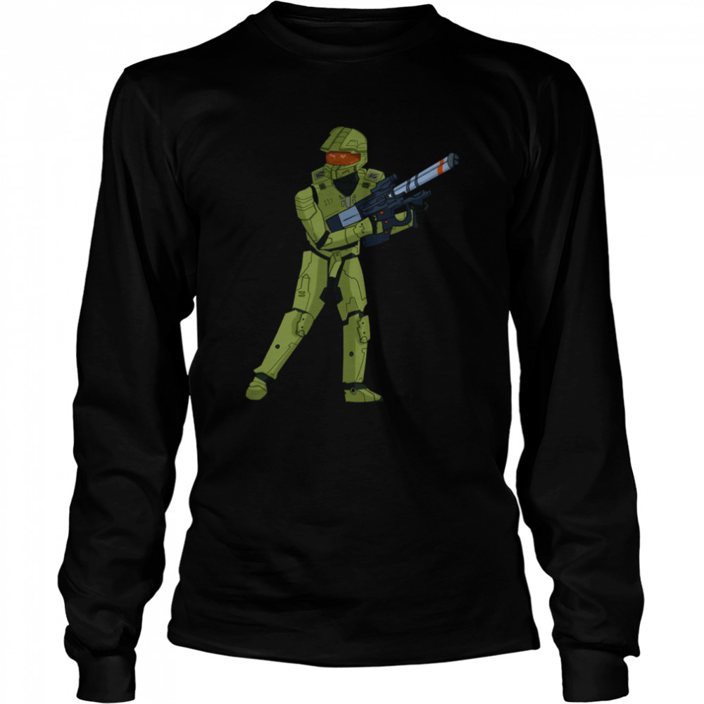 Mater Chief Design Halo 3 Halo Infinite shirt Long Sleeved T-shirt