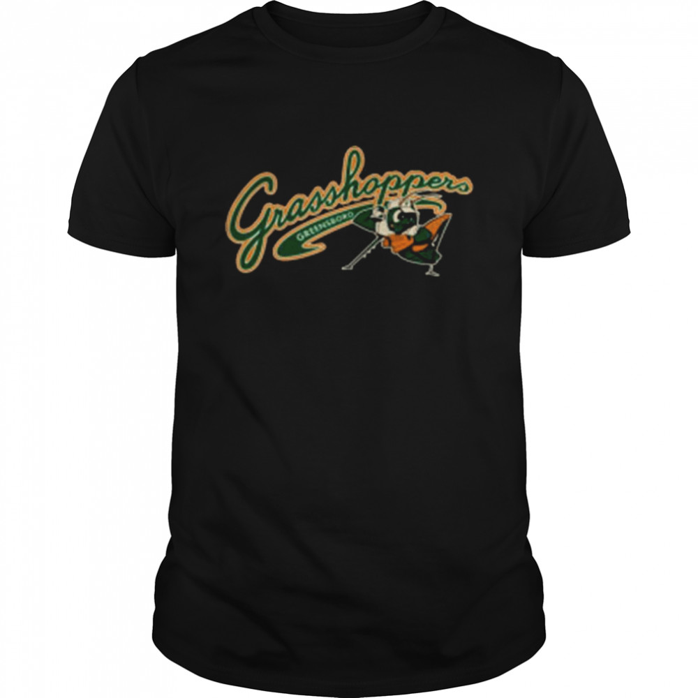 Milb greensboro grasshoppers logo 2022 shirt