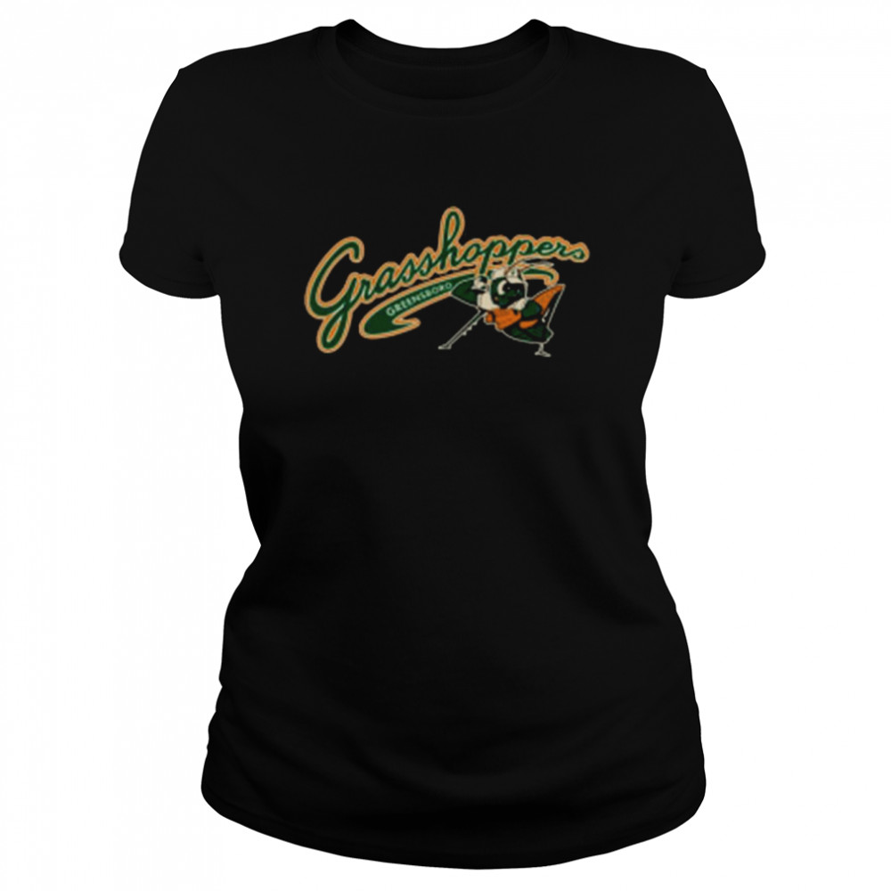 Milb greensboro grasshoppers logo 2022 shirt Classic Women's T-shirt