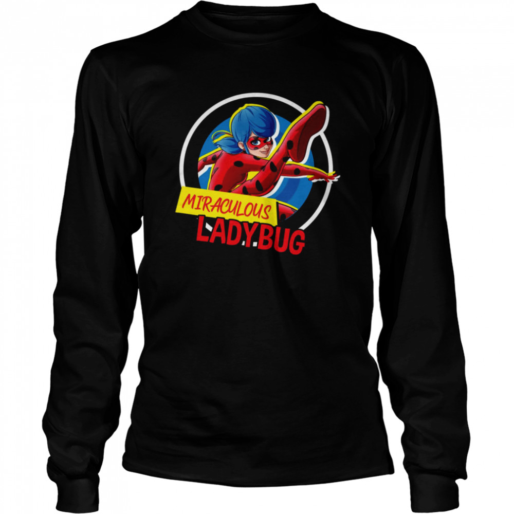 Miraculous Ladybug Jumpin’ Pose shirt Long Sleeved T-shirt