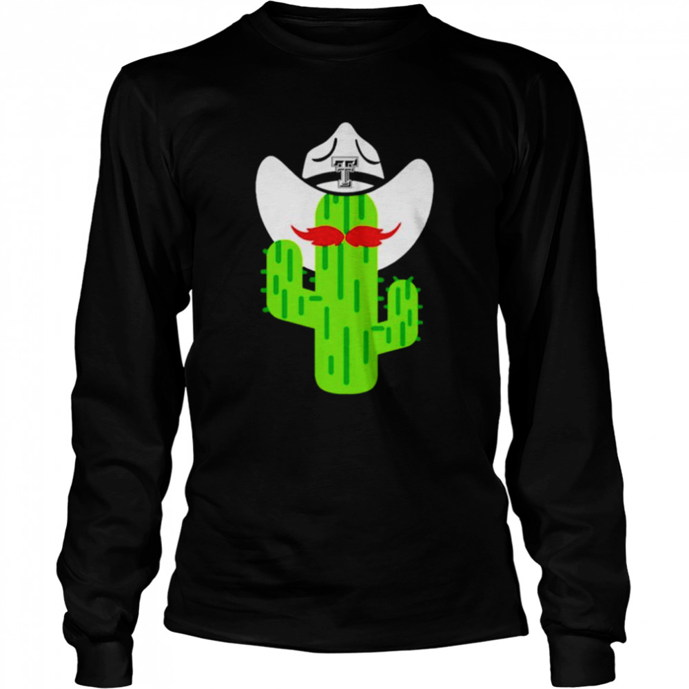 Raider Red Cool Cactus and Top Gun Texas Tech shirt Long Sleeved T-shirt