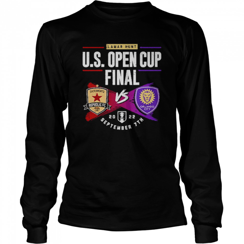 Republic Fc vs Orlando City U.S. Open Cup 2022 Match up Lamar Hunt shirt Long Sleeved T-shirt