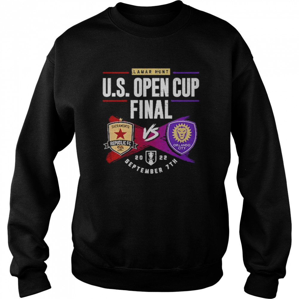 Republic Fc vs Orlando City U.S. Open Cup 2022 Match up Lamar Hunt shirt Unisex Sweatshirt