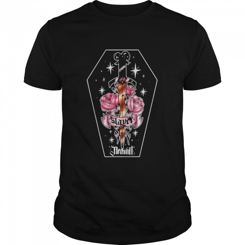 Slayer Sword Roses Halloween Witch Shirt