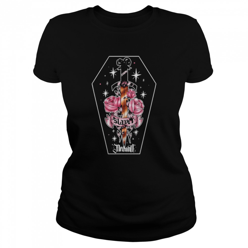 Slayer Sword Roses Halloween Witch Classic Women's T-shirt