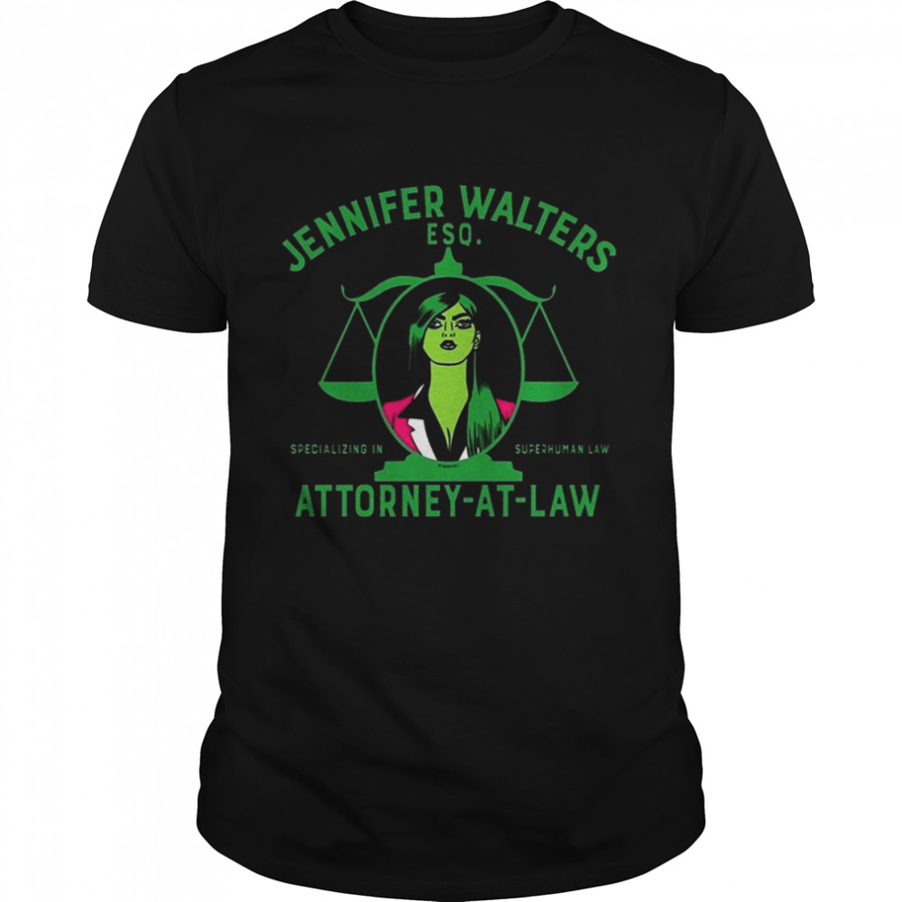 Specializing In Law Jennifer Walters Attorney At Law She Hulk shirt Classic Men's T-shirt