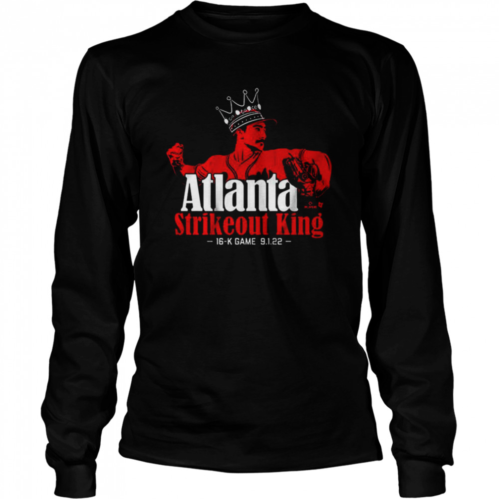 Spencer strider atlanta strikeout king shirt Long Sleeved T-shirt