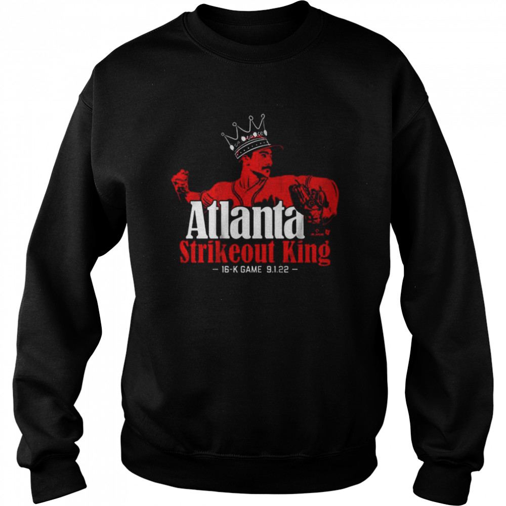 Spencer strider atlanta strikeout king shirt Unisex Sweatshirt