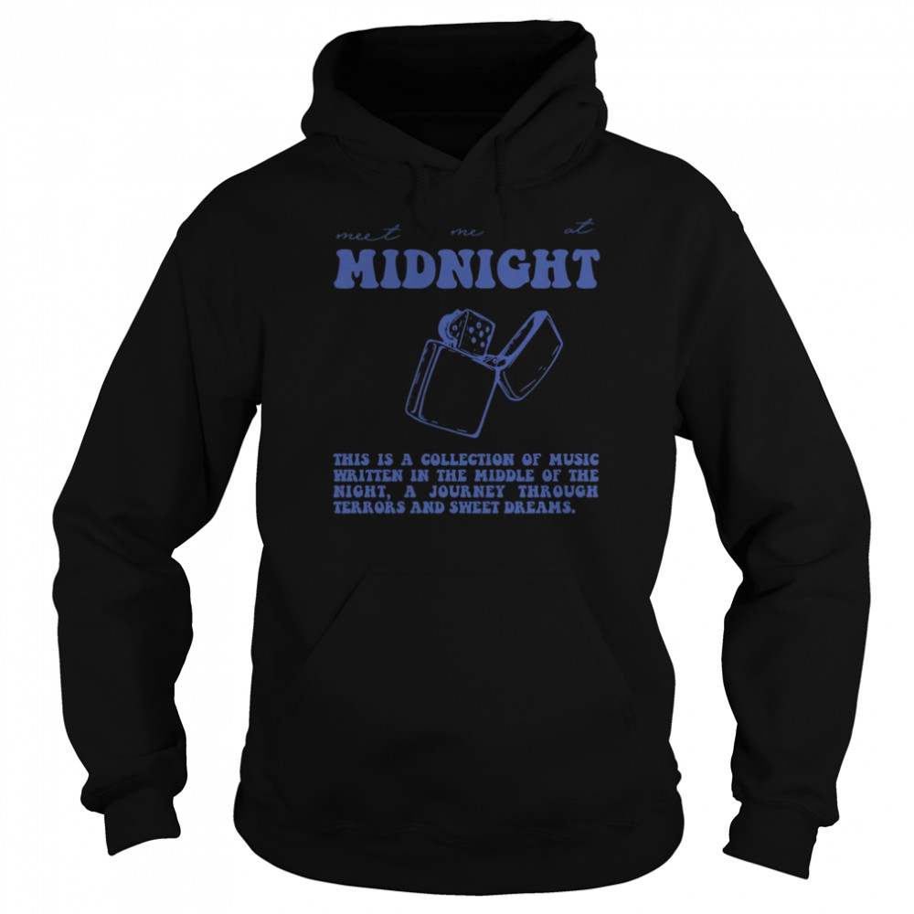 TS Taylor Midnights A Collection Of Music Written In The Middle Of The Night shirt Unisex Hoodie
