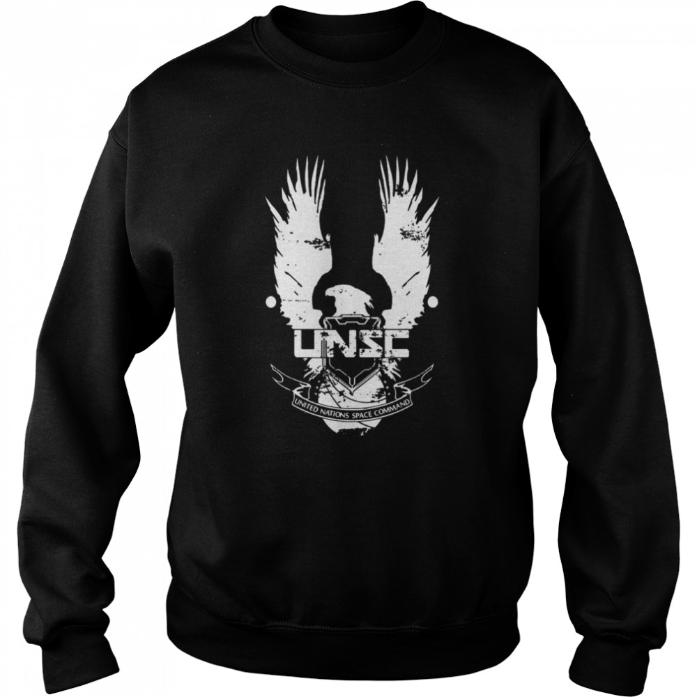 United Nations Space Command Unsc Worn Logo High Quality Halo Infinite shirt Unisex Sweatshirt